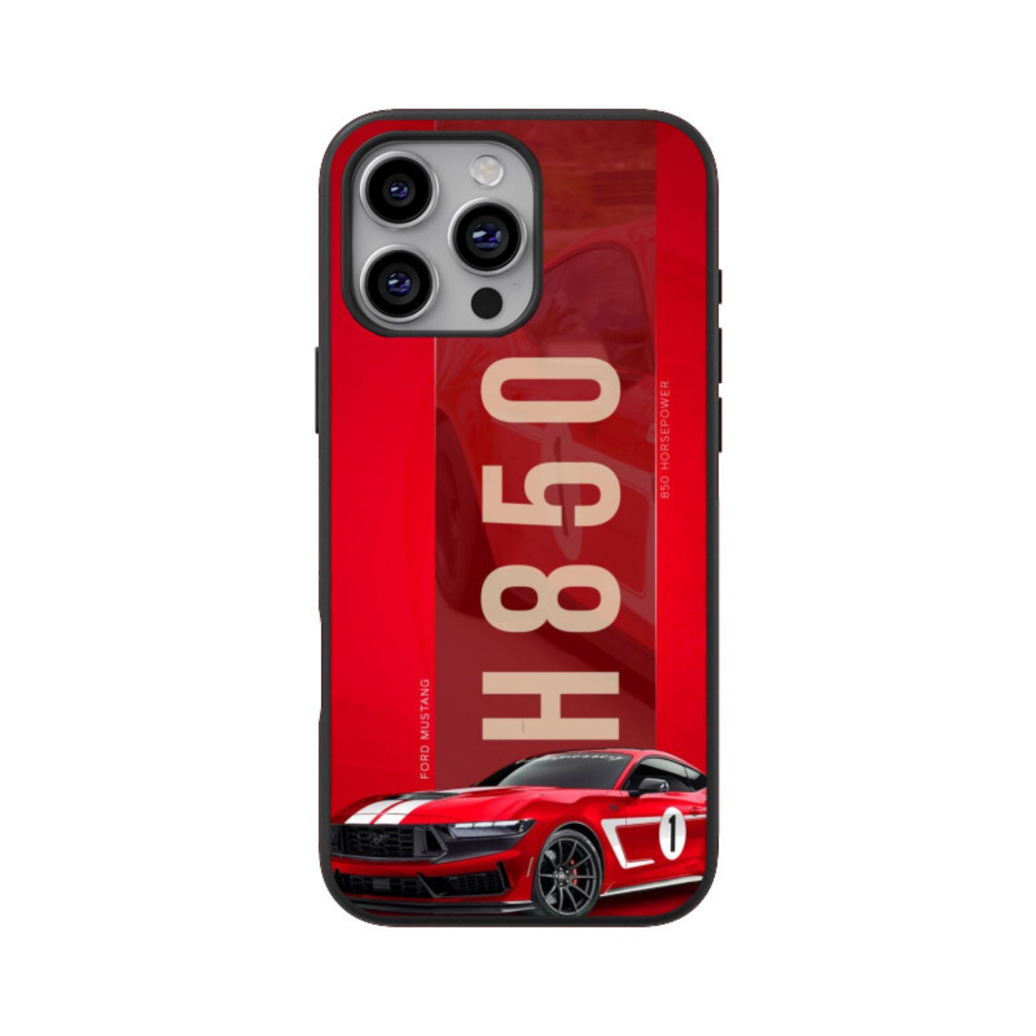red mustang iphone glass cases