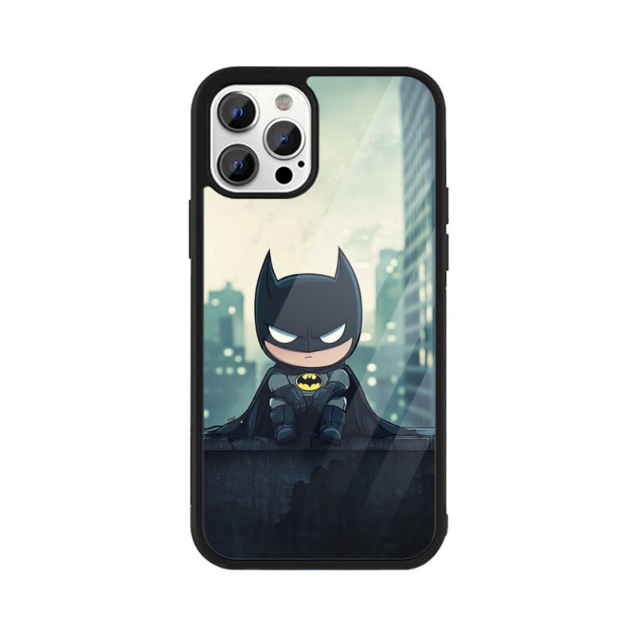 Tiny Dark Hero Glass Case for Apple iPhone