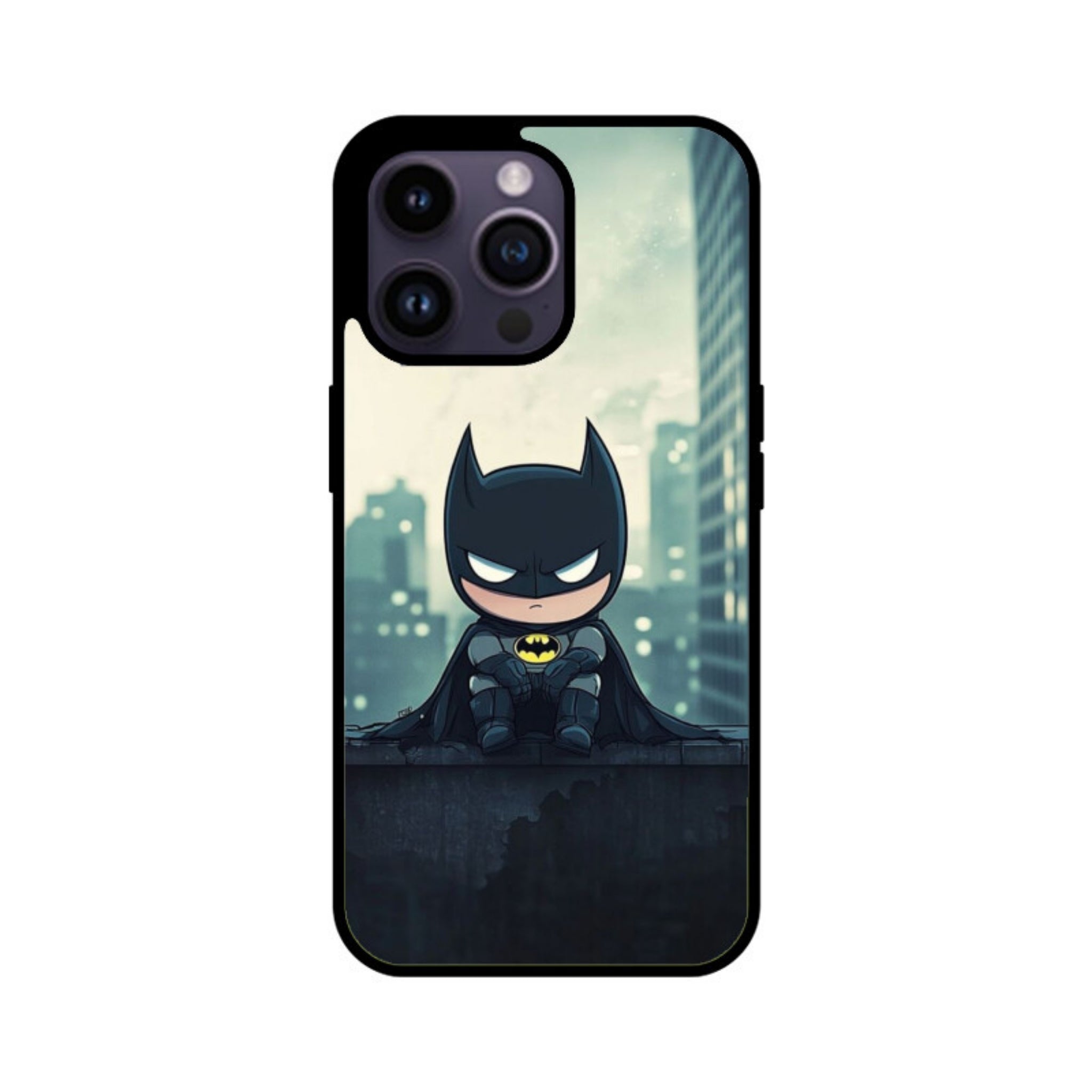 Tiny Dark Hero Glass Case for Apple iPhone