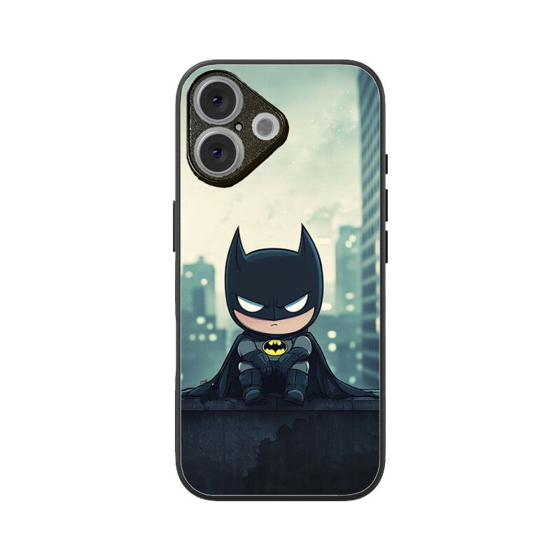 Tiny Dark Hero Glass Case for Apple iPhone