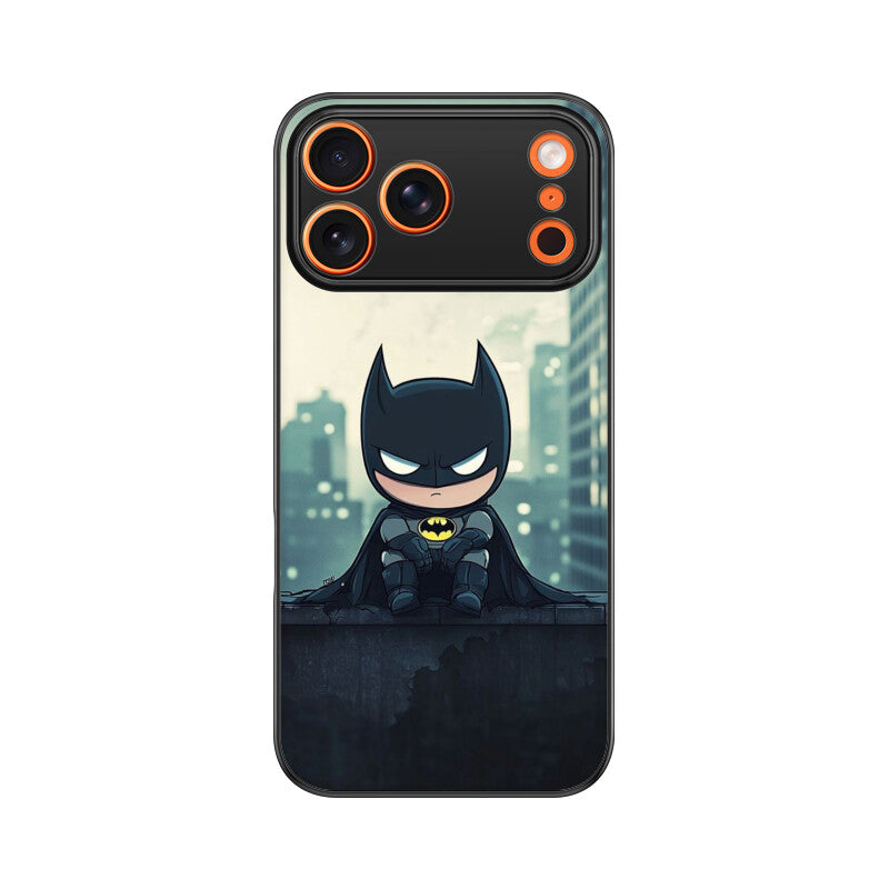Tiny Dark Hero Glass Case for Apple iPhone
