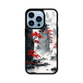 Scarlet Ink Mountains Glass Case for Apple iPhone