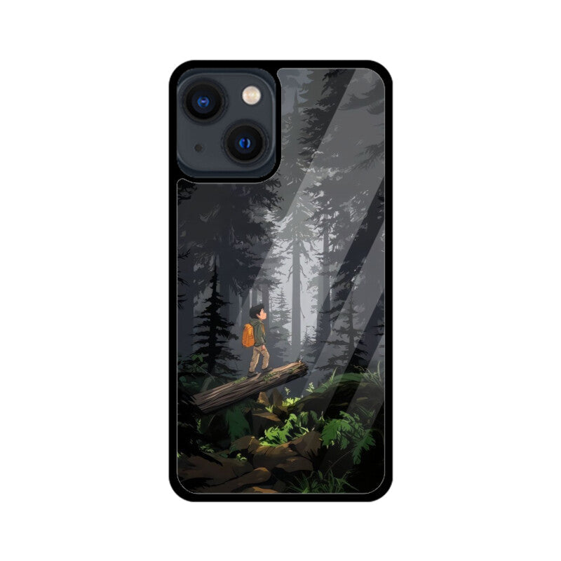 Silent Explorer Glass Case for Apple iPhone