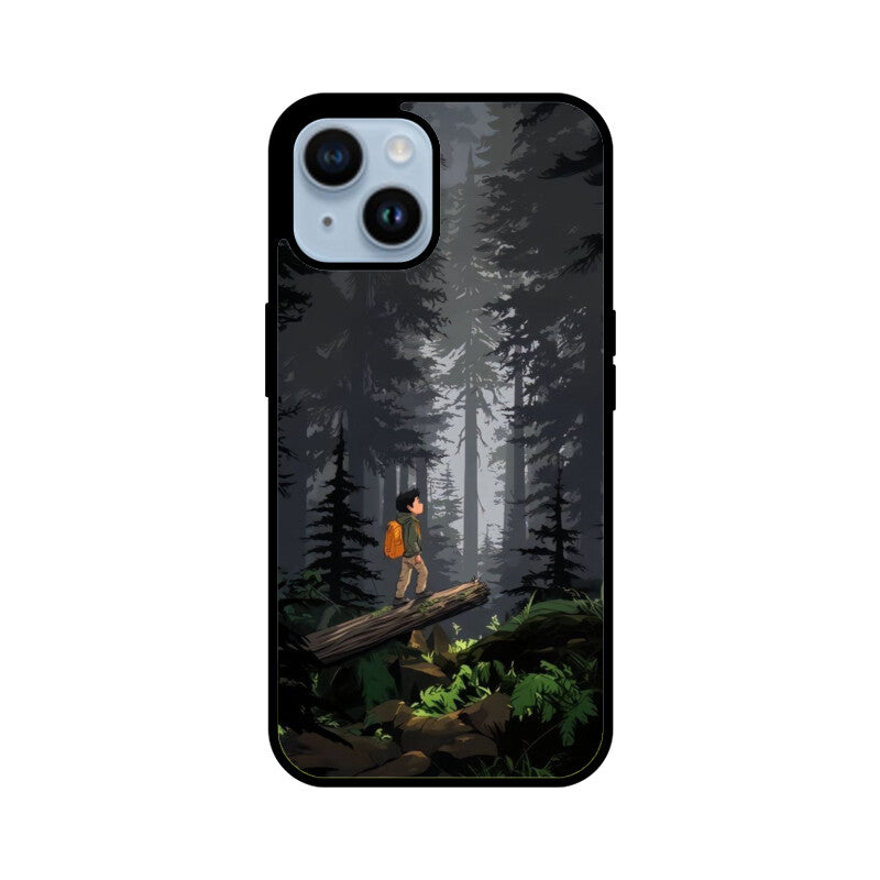 Silent Explorer Glass Case for Apple iPhone