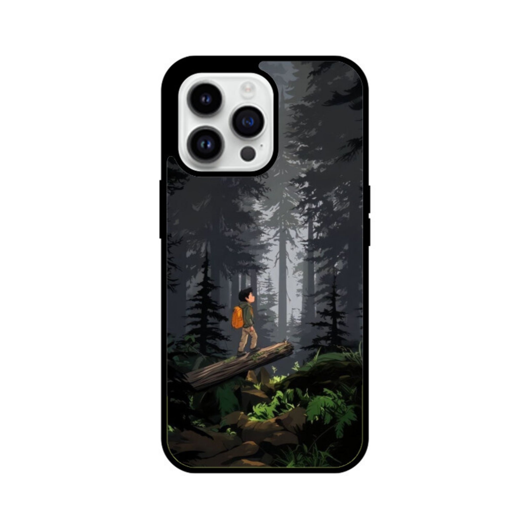 Silent Explorer Glass Case for Apple iPhone