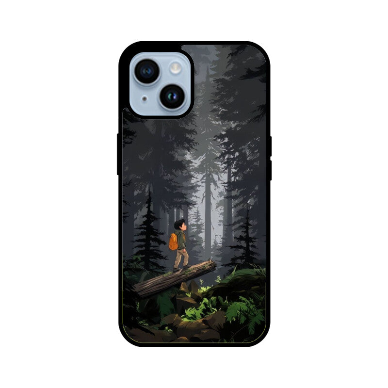 Silent Explorer Glass Case for Apple iPhone