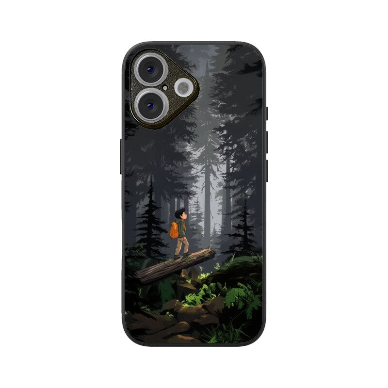 Silent Explorer Glass Case for Apple iPhone