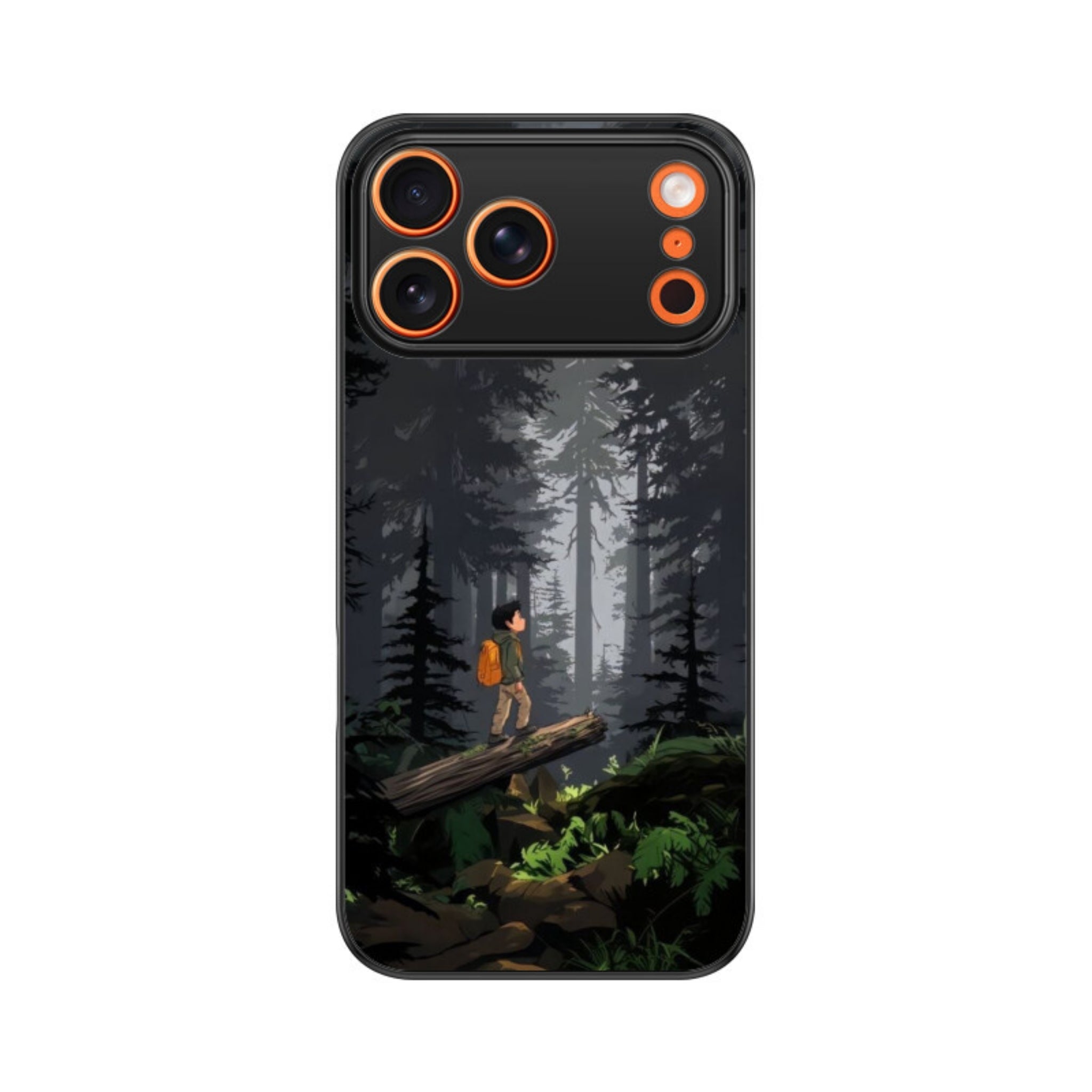 Silent Explorer Glass Case for Apple iPhone