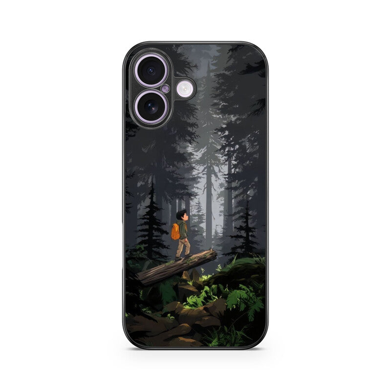 Silent Explorer Glass Case for Apple iPhone