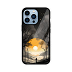 Evening Solitude Glass Case for Apple iPhone