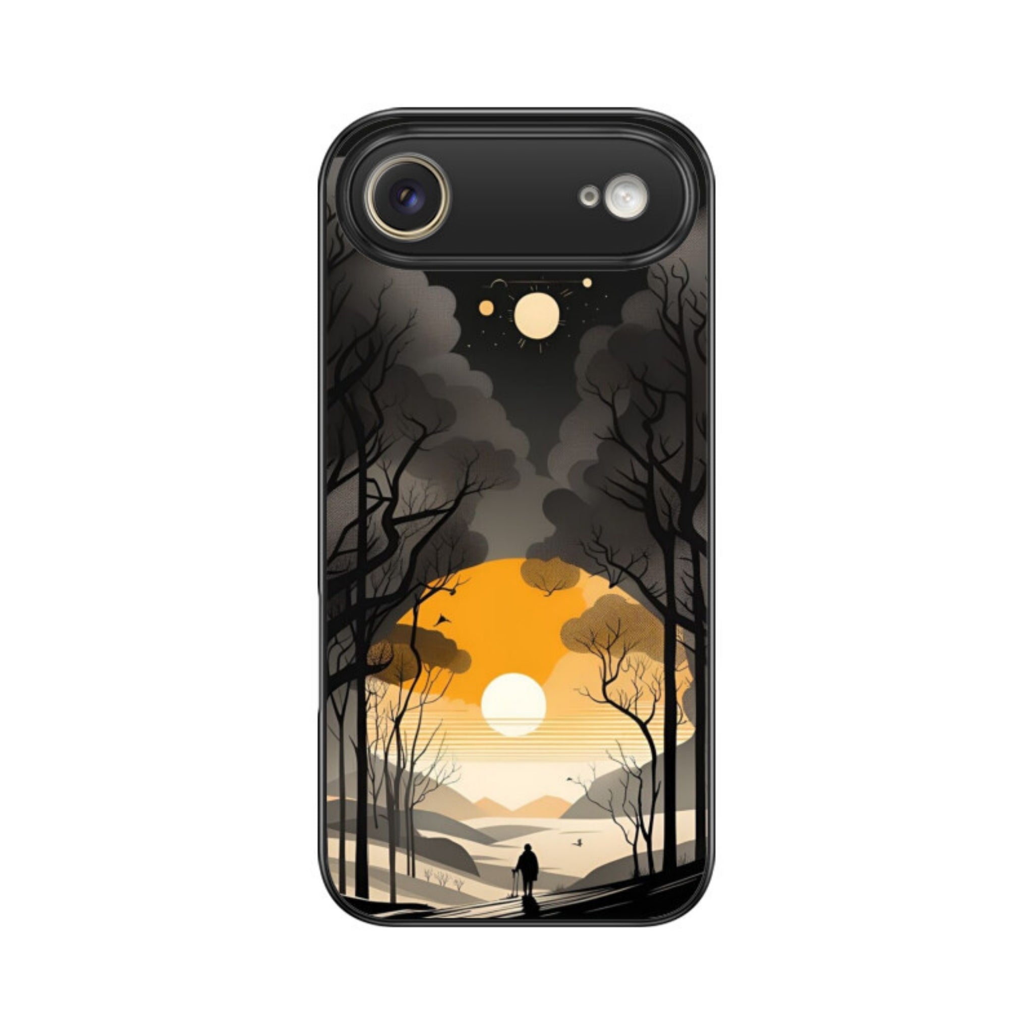 Evening Solitude Glass Case for Apple iPhone