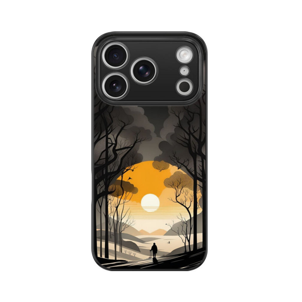 Evening Solitude Glass Case for Apple iPhone