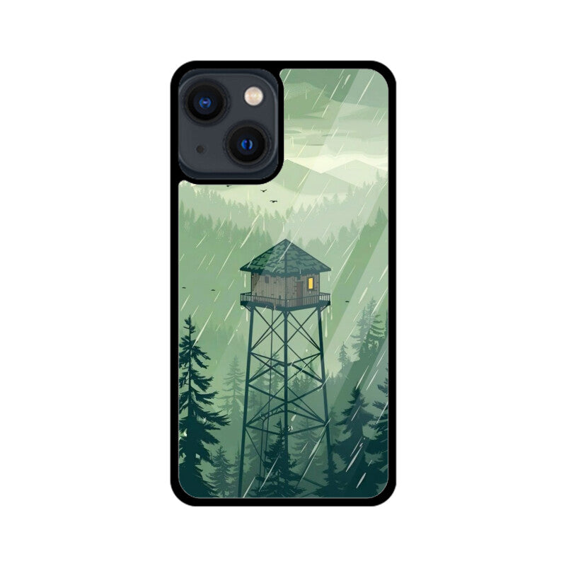 Forest Sentinel Glass Case for Apple iPhone