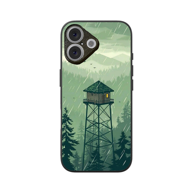 Forest Sentinel Glass Case for Apple iPhone