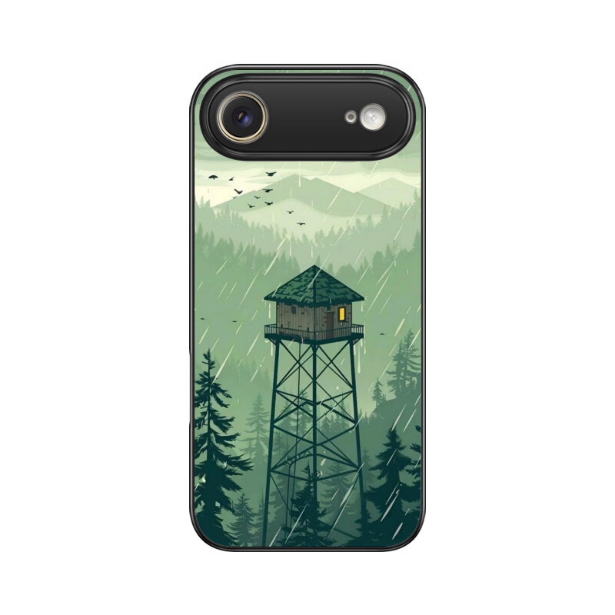 Forest Sentinel Glass Case for Apple iPhone