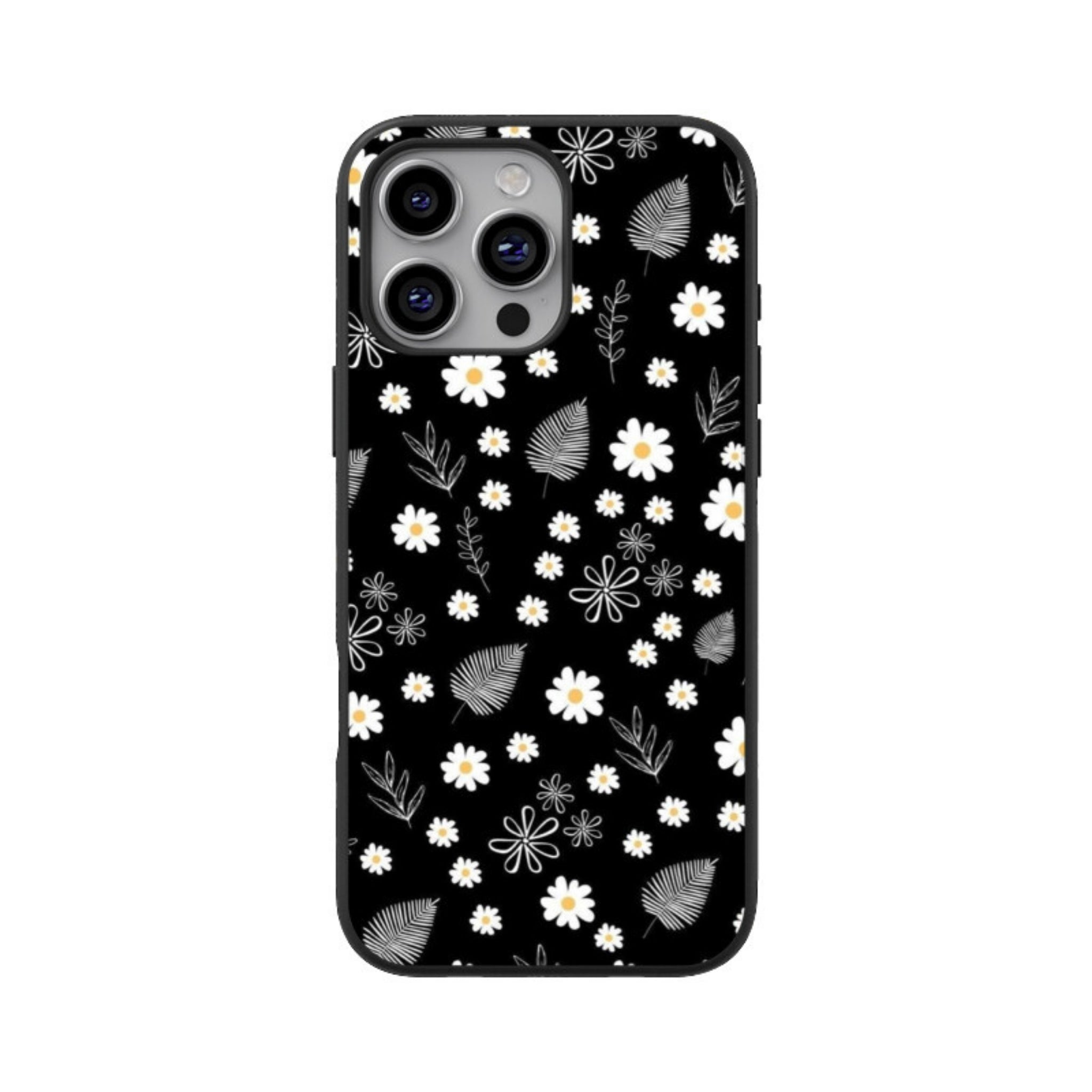 floral design iphone glass cases