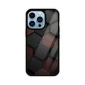 Shadow Hex Glass Case for Apple iPhone