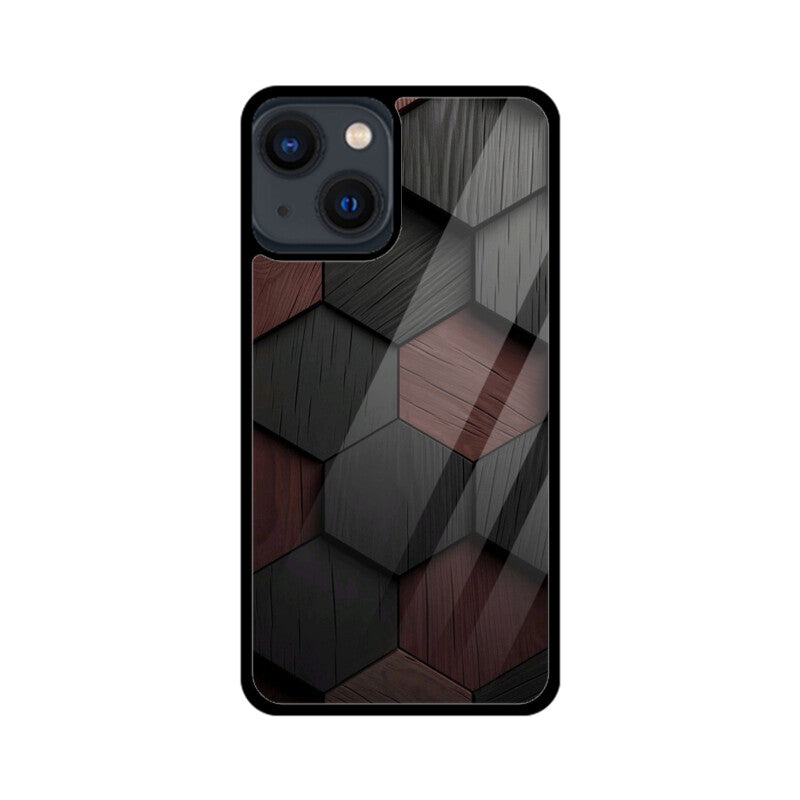 Shadow Hex Glass Case for Apple iPhone