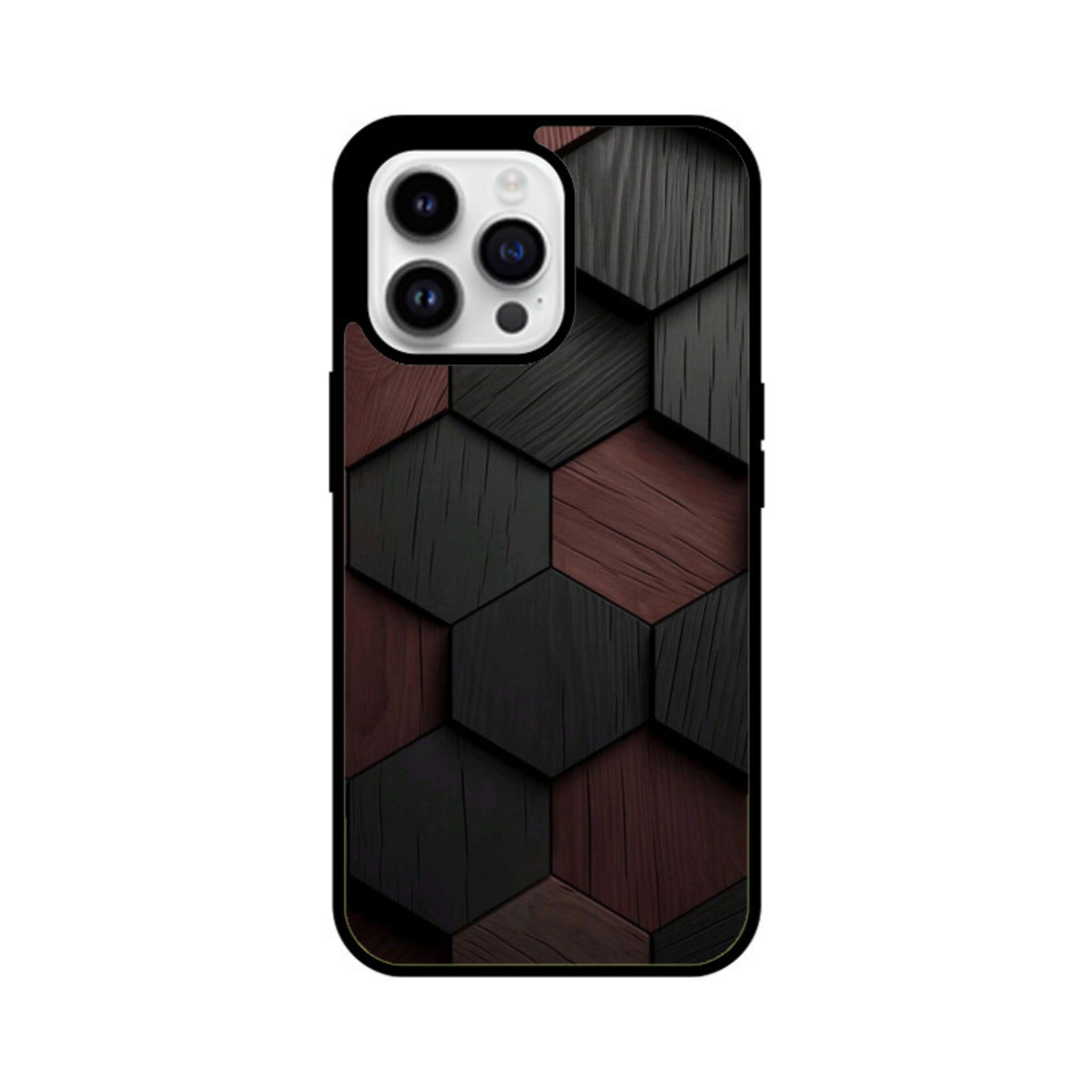 Shadow Hex Glass Case for Apple iPhone
