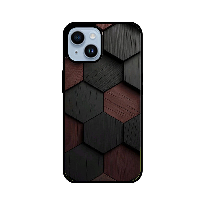 Shadow Hex Glass Case for Apple iPhone
