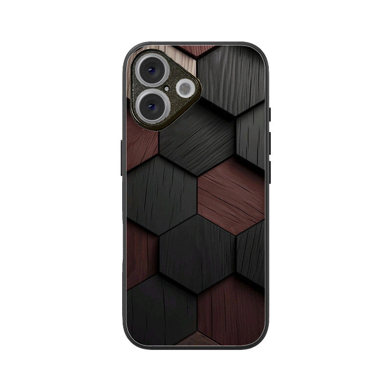 Shadow Hex Glass Case for Apple iPhone