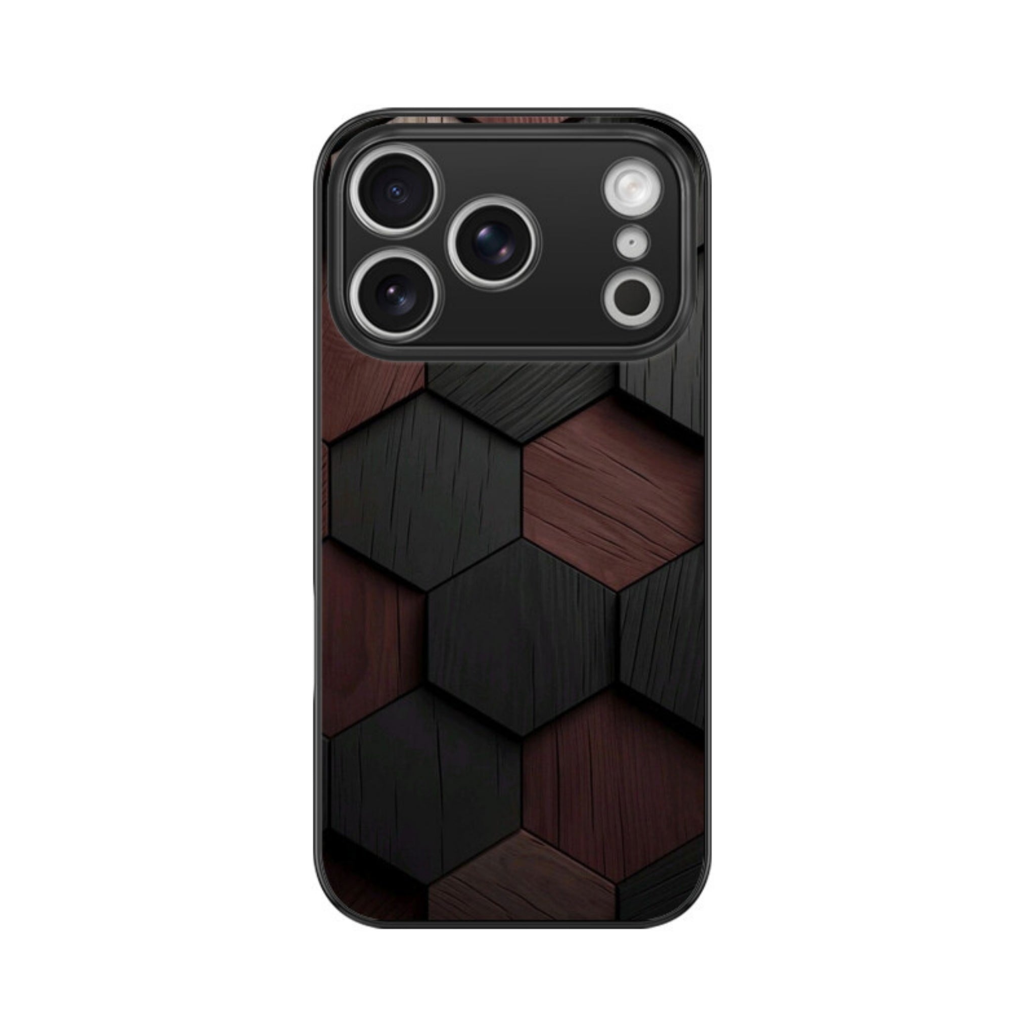 Shadow Hex Glass Case for Apple iPhone