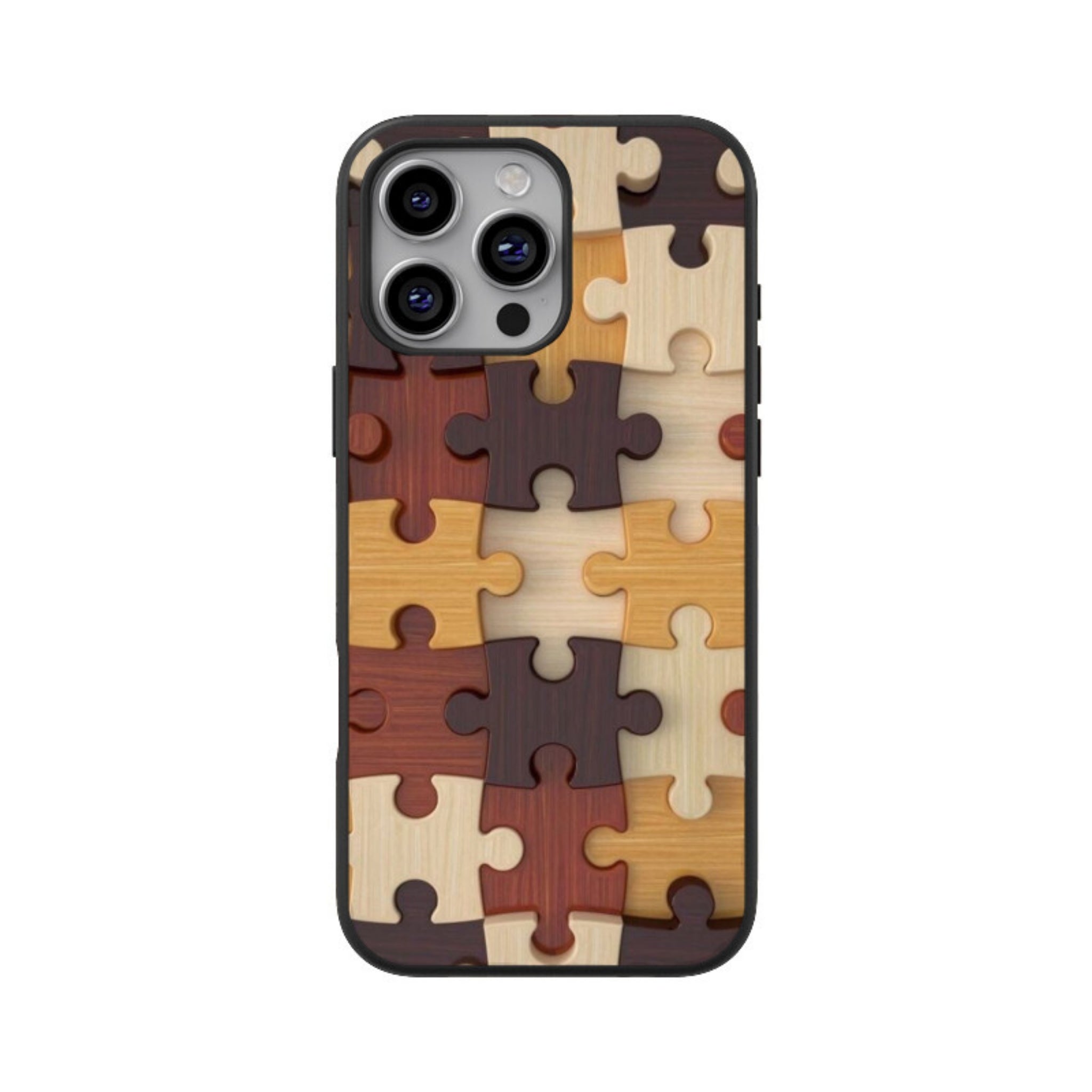 puzzle design iphone glass cases