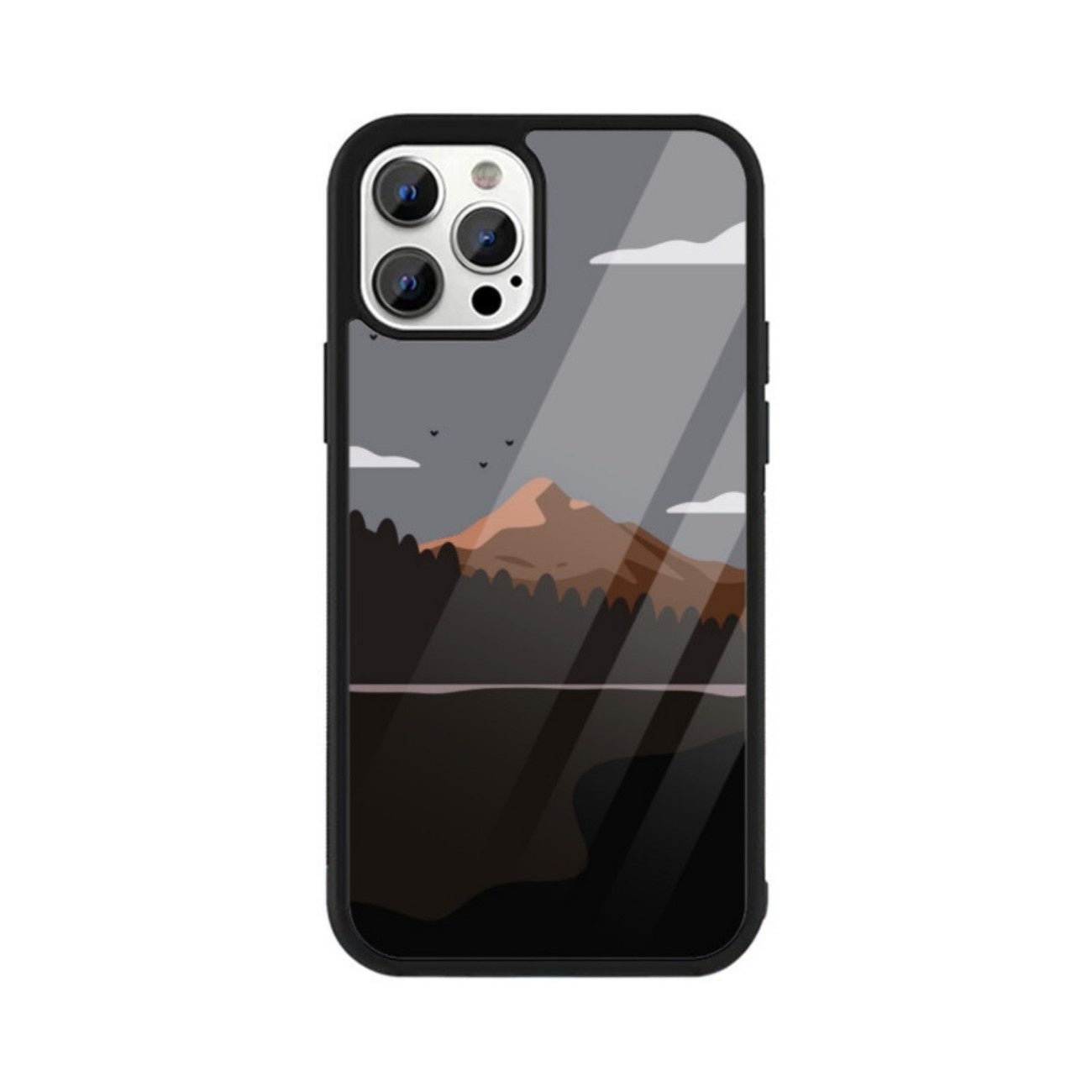 Misty Horizon Glass Case for Apple iPhone