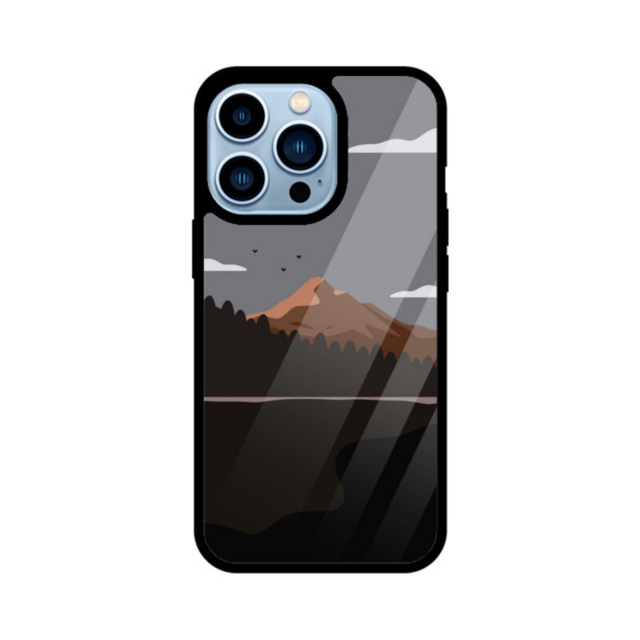 Misty Horizon Glass Case for Apple iPhone