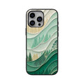 pine flow premium iphone glass case