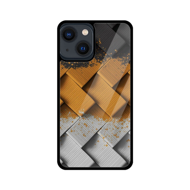 Metal Knit Glass Case for Apple iPhone