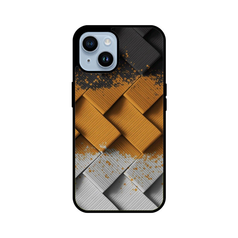 Metal Knit Glass Case for Apple iPhone
