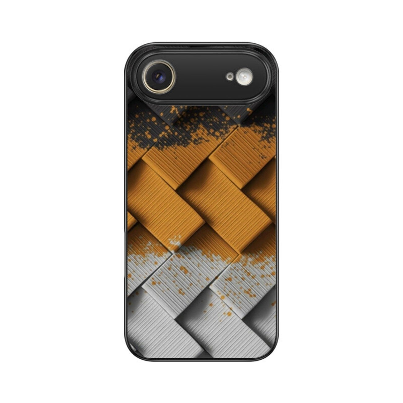 Metal Knit Glass Case for Apple iPhone