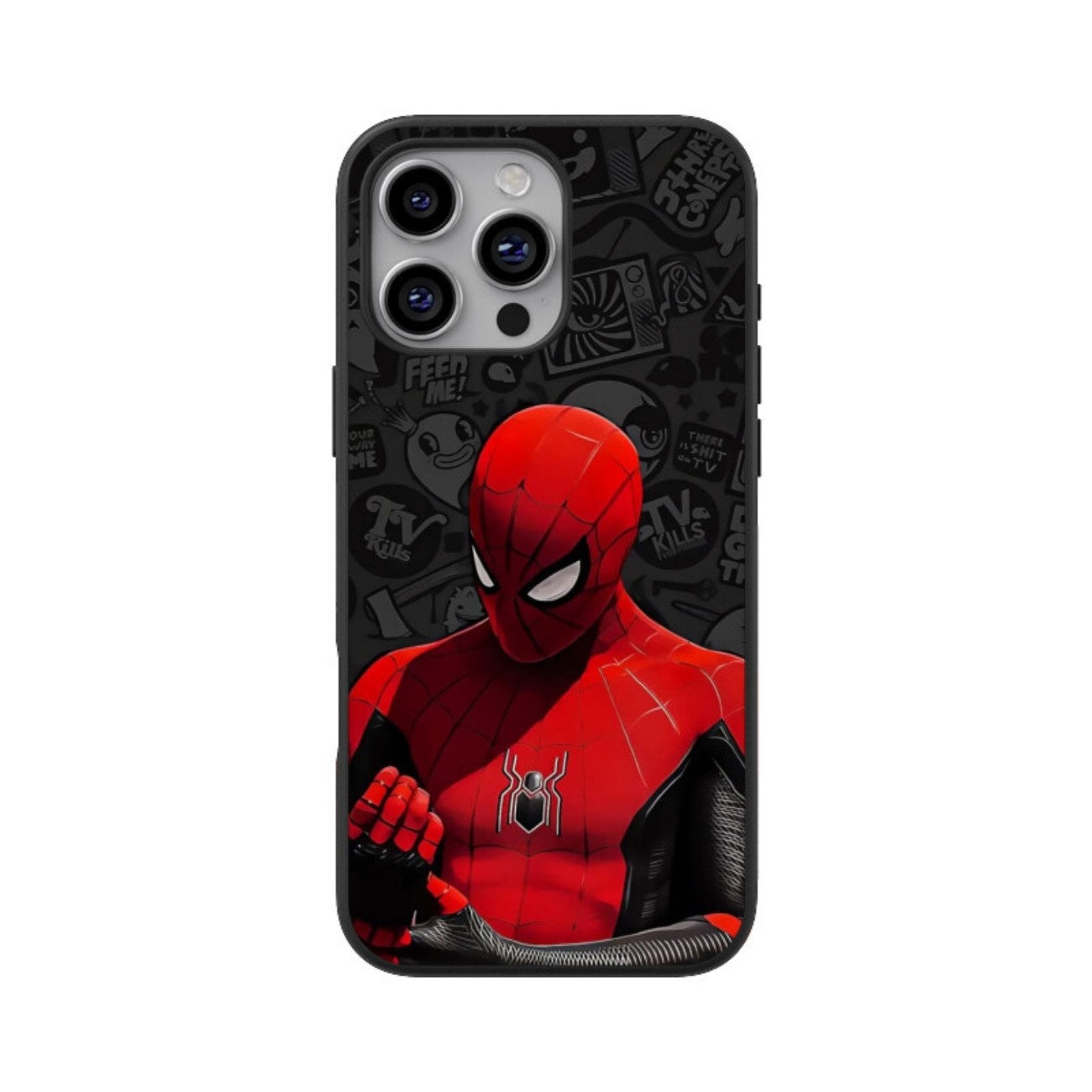 Crimson Web Hero Glass Case for Apple iPhone