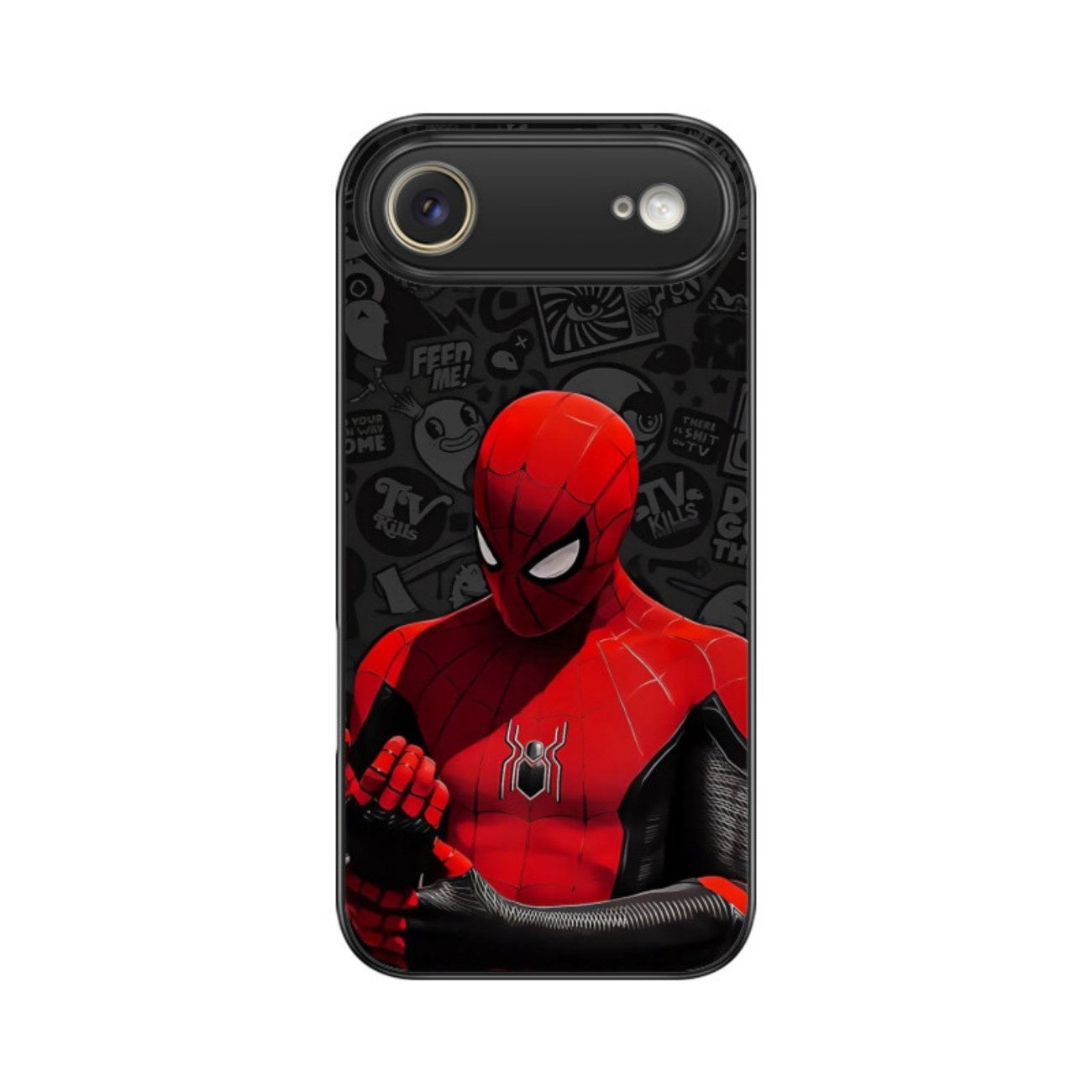 Crimson Web Hero Glass Case for Apple iPhone