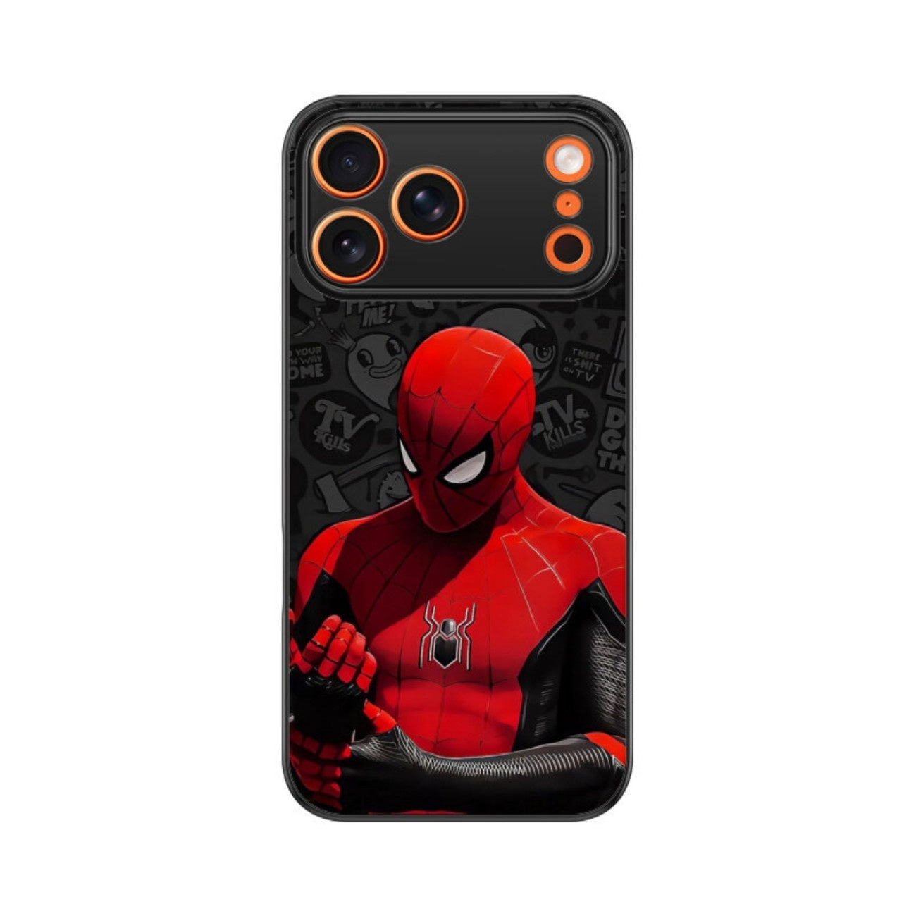 Crimson Web Hero Glass Case for Apple iPhone