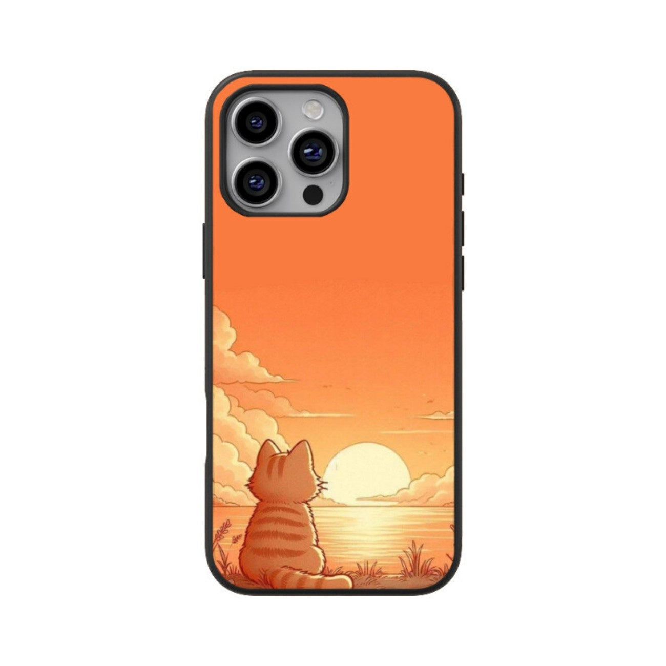 Golden Hour Kitty Glass Case for Apple iPhone