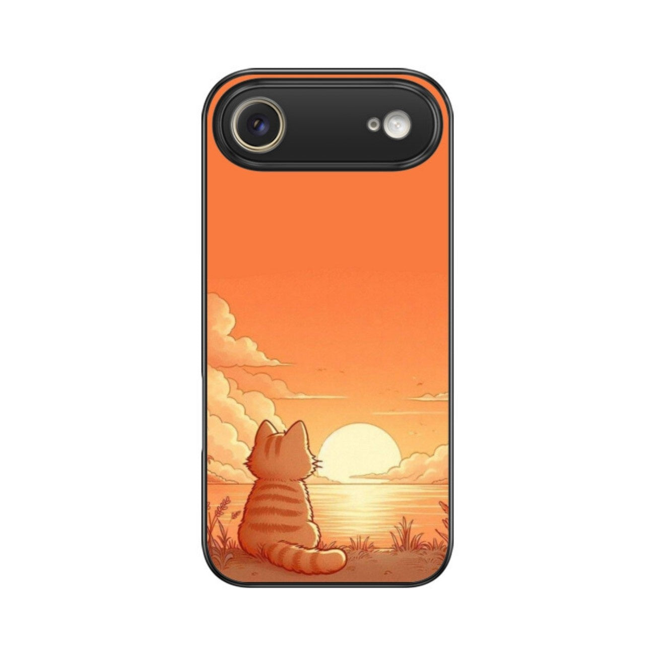 Golden Hour Kitty Glass Case for Apple iPhone
