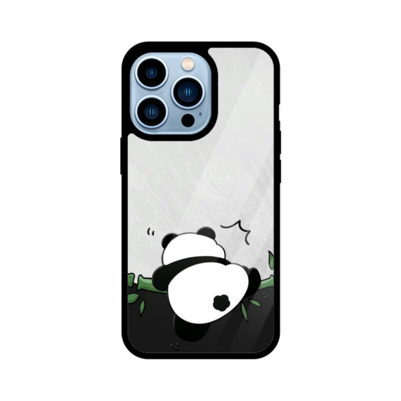 Peekaboo Panda Glass Case for Apple iPhone