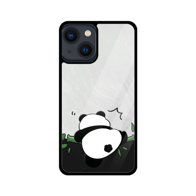 Peekaboo Panda Glass Case for Apple iPhone