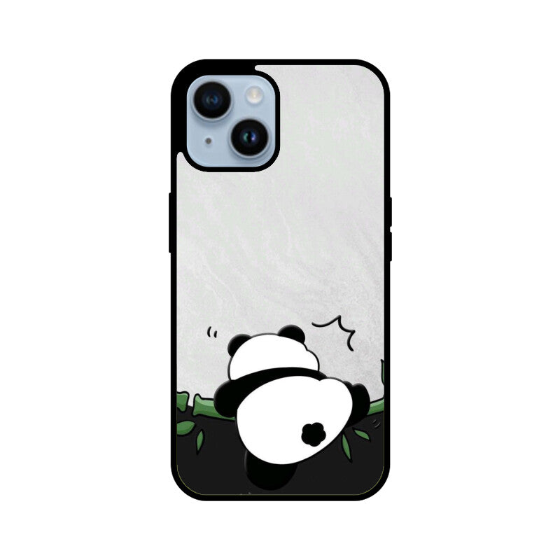 Peekaboo Panda Glass Case for Apple iPhone