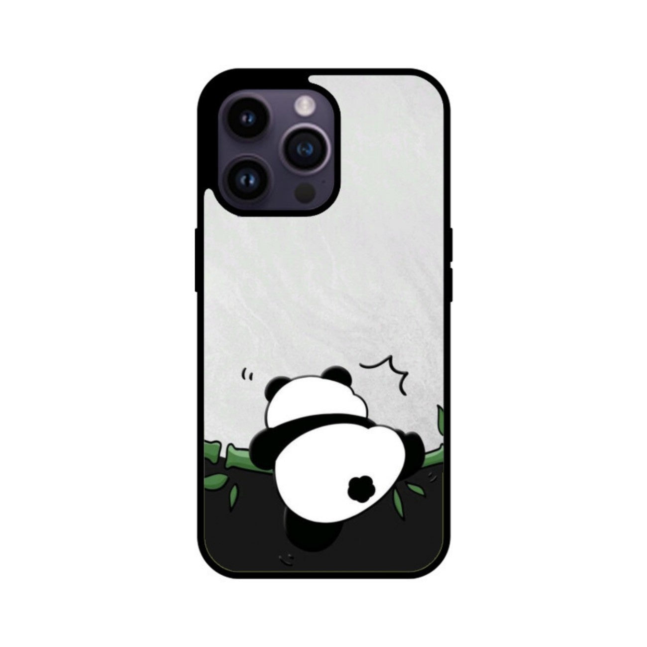 Peekaboo Panda Glass Case for Apple iPhone