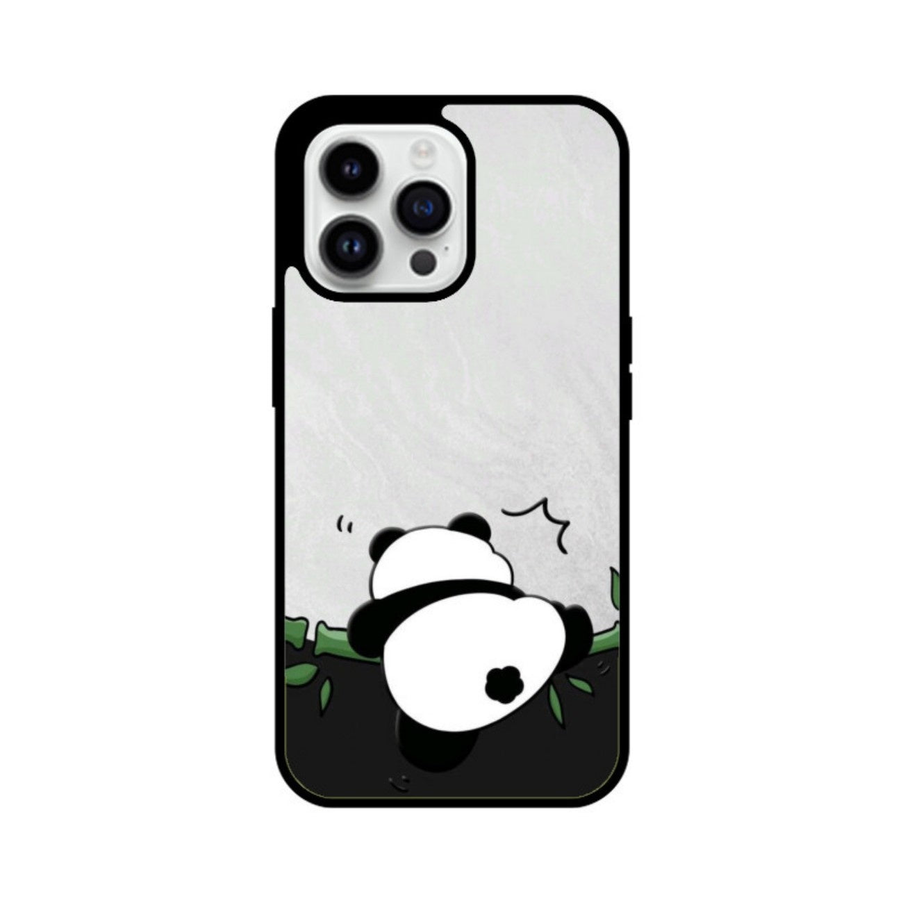 Peekaboo Panda Glass Case for Apple iPhone