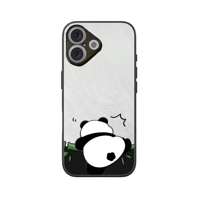 Peekaboo Panda Glass Case for Apple iPhone
