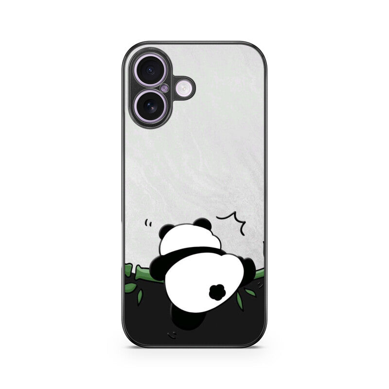 Peekaboo Panda Glass Case for Apple iPhone