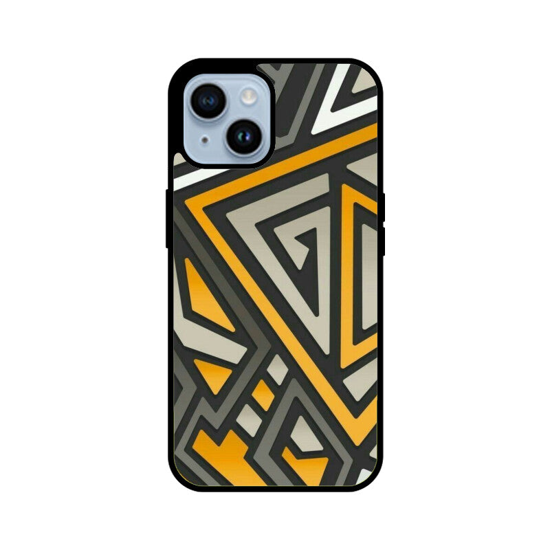 Geometrical Grid Glass Case for Apple iPhone