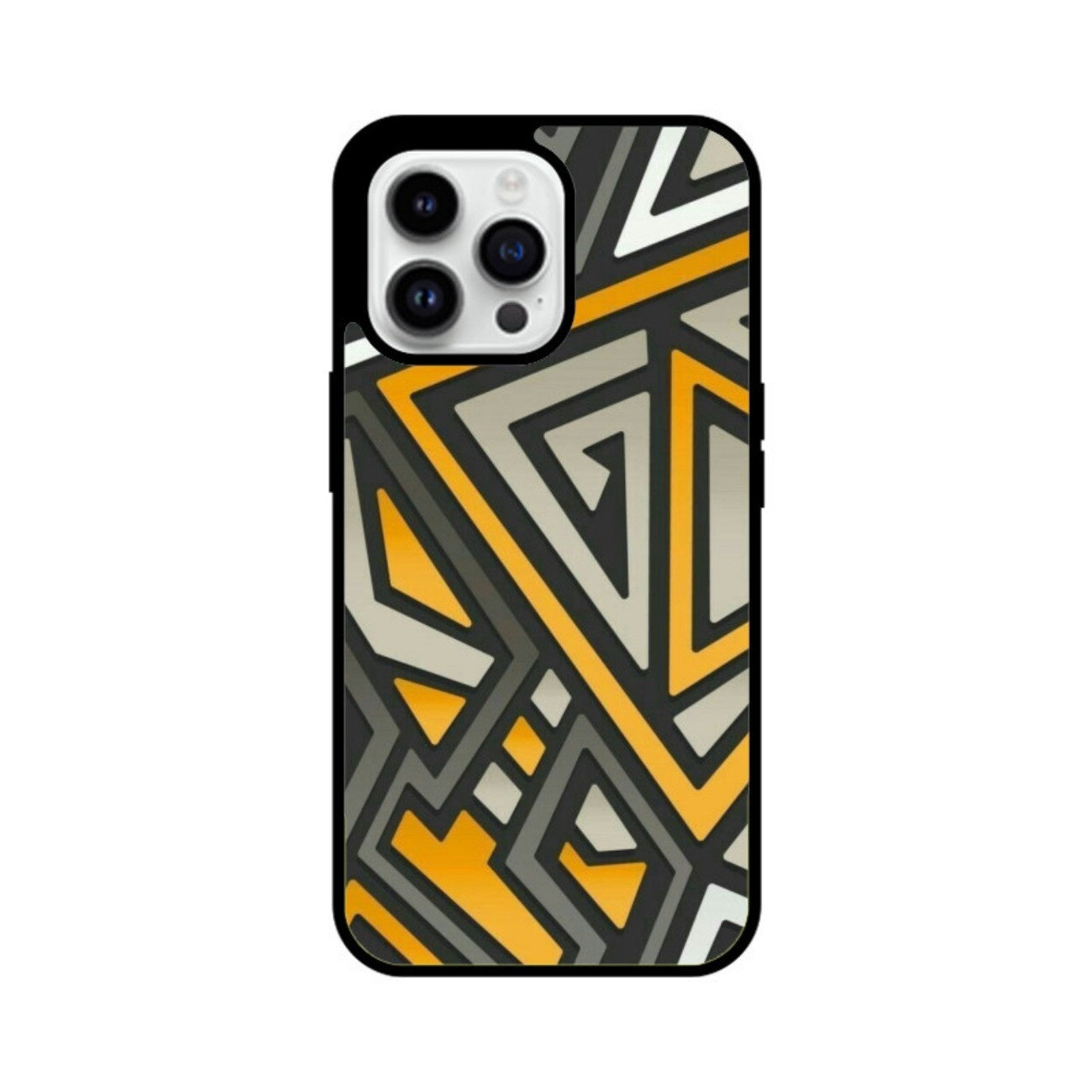 Geometrical Grid Glass Case for Apple iPhone