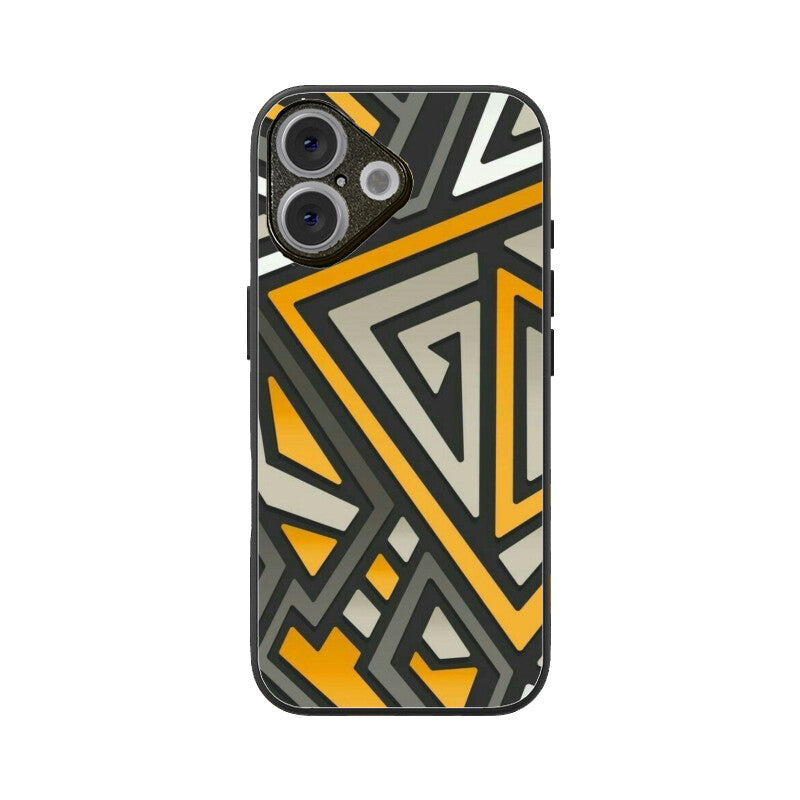 Geometrical Grid Glass Case for Apple iPhone