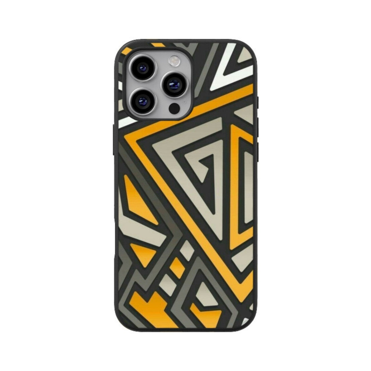 Geometrical Grid Glass Case for Apple iPhone