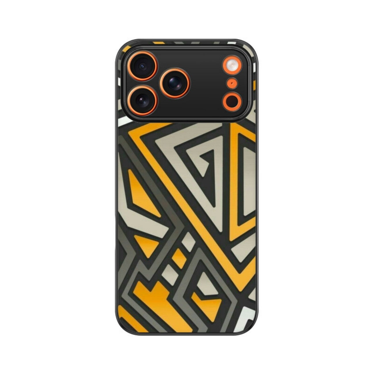 Geometrical Grid Glass Case for Apple iPhone